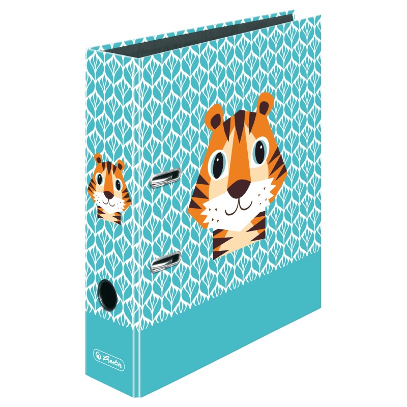 Herlitz Ordner maX.file A4 8cm · Cute Animals Turtle · Tiger