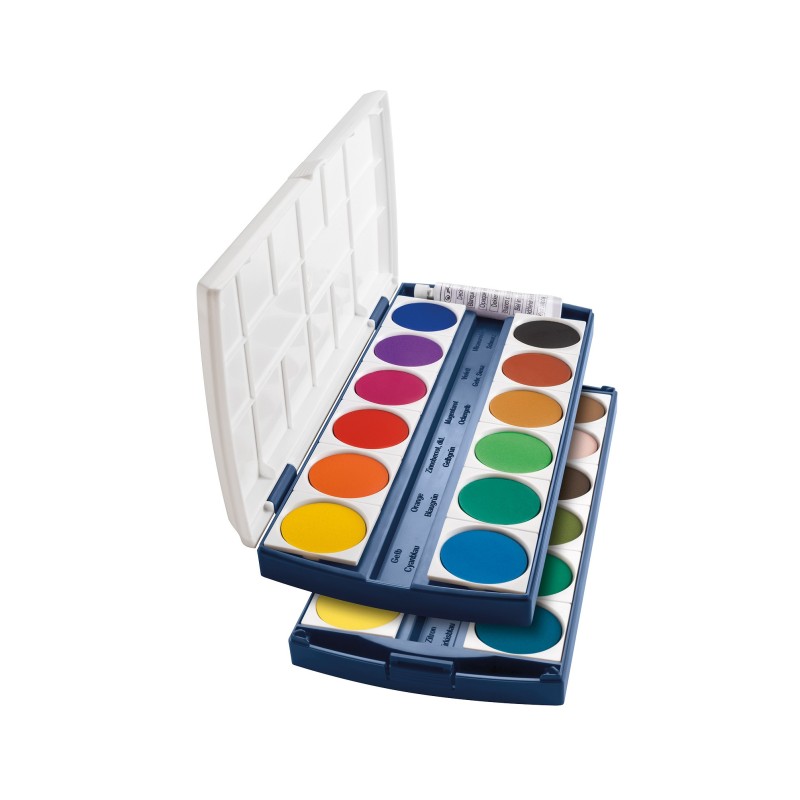 Herlitz Deckfarbkasten · inkl. Deckweiß · 24 Farben