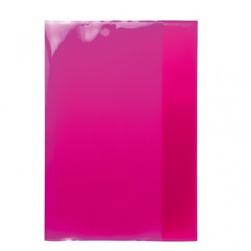 HERMA Hefthülle · transparent PLUS ·  DIN A4 · pink