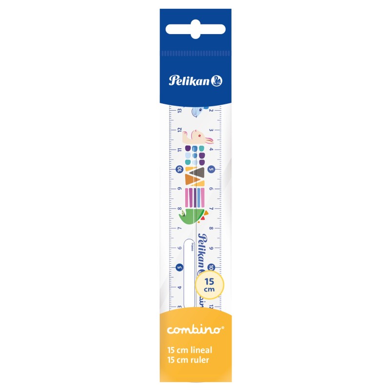 Pelikan Lineal combino · kurz · 15 cm · Links-/Rechtshänder geeignet