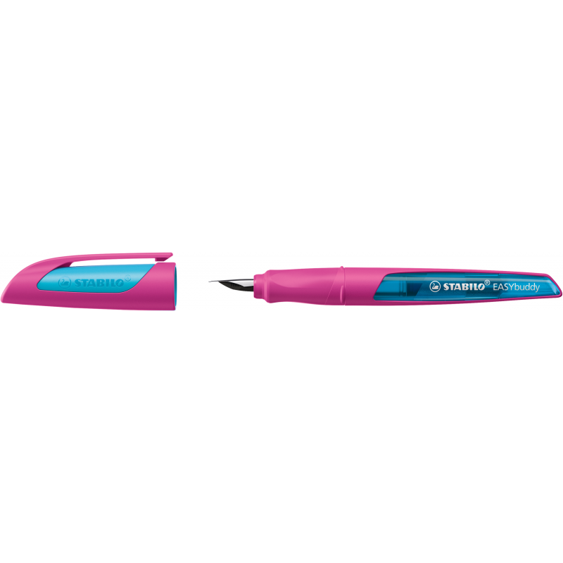 STABILO® EASYbuddy® · Ergonomischer Schulfüller FRESH Edition · pink/hellblau