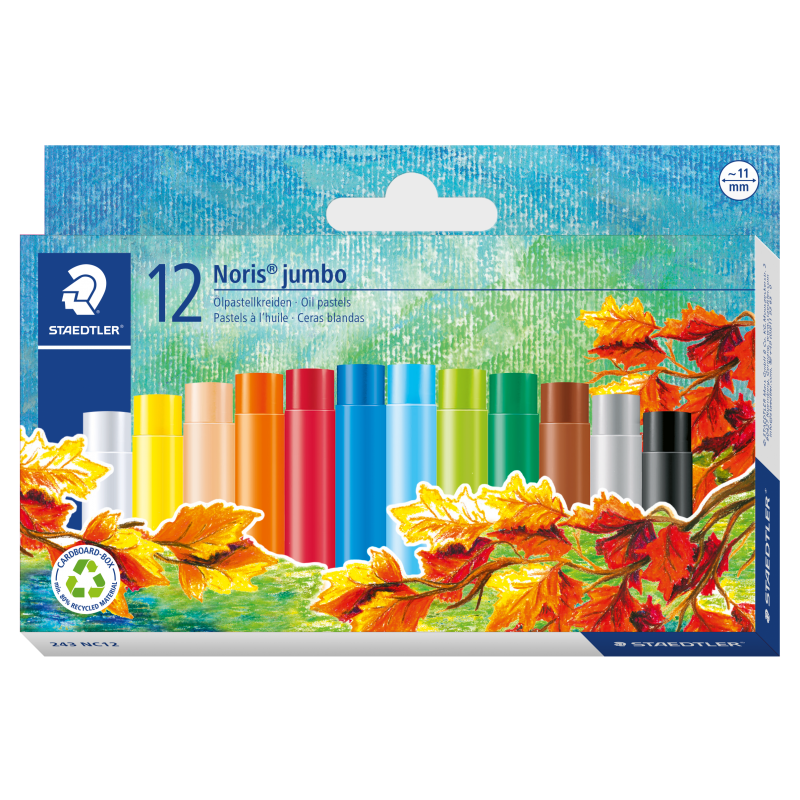 Staedtler Noris® Ölpastellkreide jumbo · 12 Farben