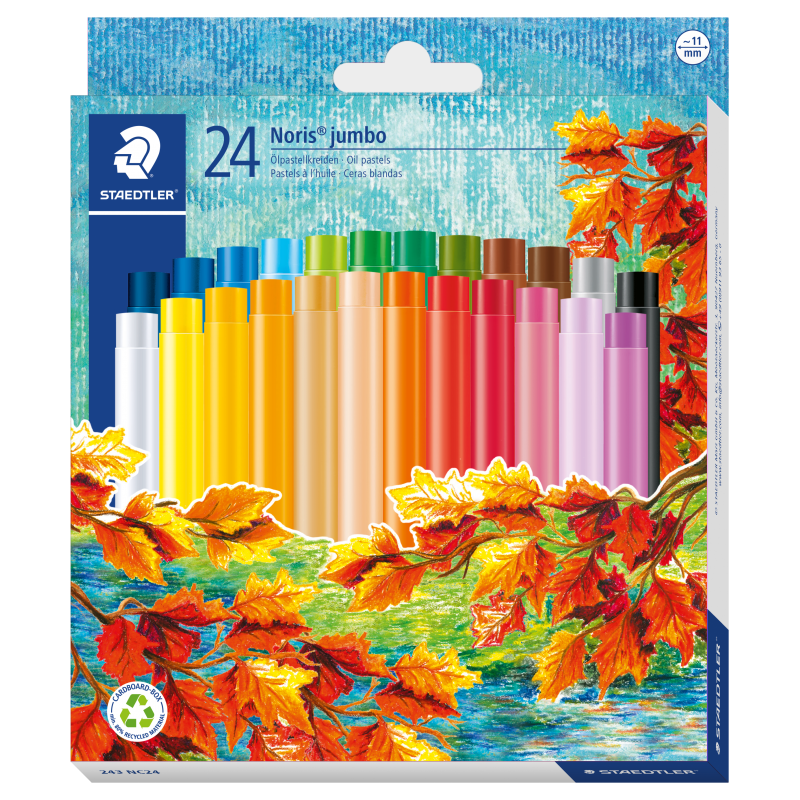 Staedtler Noris® Ölpastellkreide jumbo · 24 Farben