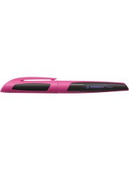 STABILO® Füller Flow "SPORTY" · Ergonomischer Schulfüller · pink / schwarz