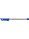 STABILO® Folienstift STABILO® OHPen universal · Fein (F) 0,7 mm · wasserlöslich · blau