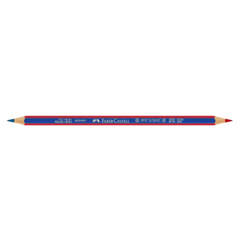 Silbenstift Silbentrennstift rot-blau Faber Castell